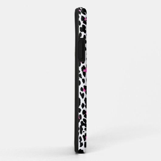 roze luipaard Case-Mate iPhone case (Achterkant/rechts)