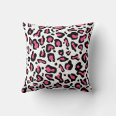 Roze luipaard Design Sierkussen Home Decor (Achterkant)