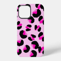 Roze luipaard. Dierenhuidpatroon. Luipaard. Panter