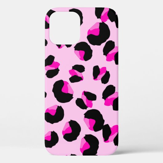 Roze luipaard. Dierlijk huidpatroon. Luipaard. Pan Case-Mate iPhone Case (Achterkant)