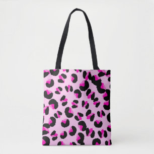 Roze luipaard. Dierlijk huidpatroon. Luipaard. Pan Tote Bag