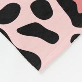 Roze Luipaard Fleece Deken Cadeau (Hoek)