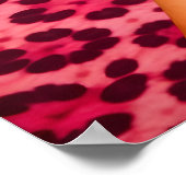 Roze Luipaard Glam Poster, Chic Mode Sigaret Poster (Hoek)