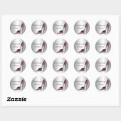 Roze Luipaard Hoge Hak Schoen Feest Sticker (Vel)