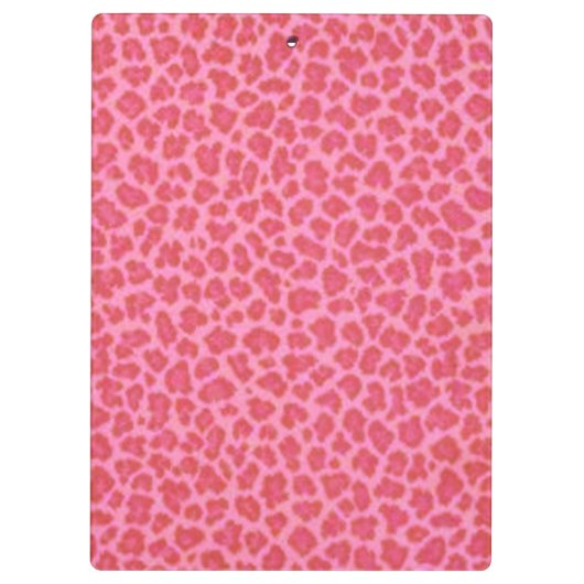 Roze luipaard Huidklembord Klembord (Achterkant)