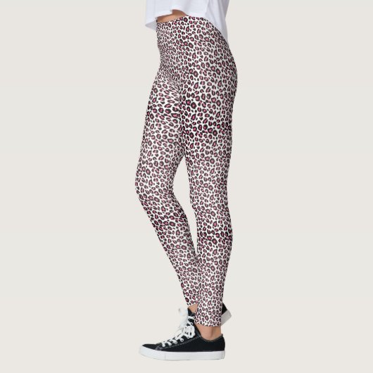 Roze luipaard leggings (Links)