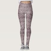 Roze luipaard leggings (Voorkant)