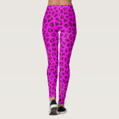 Roze luipaard Leggings (Achterkant)