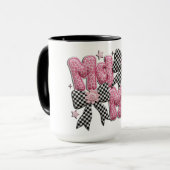 Roze Luipaard Mama Mok (Voorkant links)