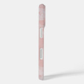 Roze Luipaard Meisjesachtige Glitters Elegante Str Case-Mate iPhone Case (Achterkant / Rechts)