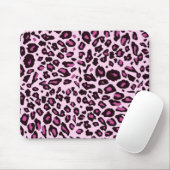 Roze luipaard muismat (Met muis)