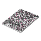 roze luipaard notitieblok (Linkerzijde)