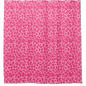 Roze luipaard Patroon Douchegordijn (Voorkant)