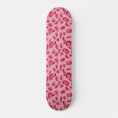 Roze Luipaard Patroon Persoonlijk Skateboard (Voorkant)