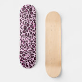 Roze luipaard persoonlijk skateboard (Voorkant)