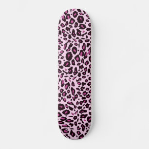 Roze luipaard persoonlijk skateboard