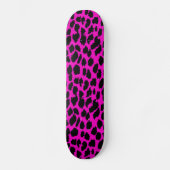 Roze luipaard persoonlijk skateboard (Voorkant)