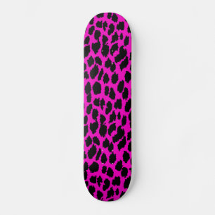 Roze luipaard persoonlijk skateboard