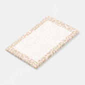 Roze Luipaard Post It Notes Cadeau (Schuin)