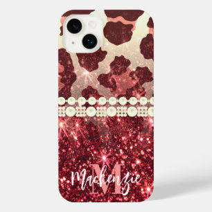 Roze Luipaard Print en Glitter