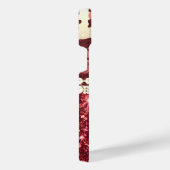 Roze Luipaard Print en Glitter iPhone Hoesje (Rechterkant)