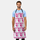 ROZE LUIPAARD PRINT HARTEN SCHORT (Gedragen)