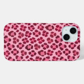 Roze Luipaard Print Patroon Case-Mate iPhone Case (Achterkant (horizontaal))