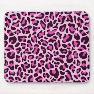 Roze luipaard printplaat Girly Trendy Muismat Pads