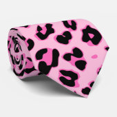 Roze luipaard Stropdassen afdrukken (Opgerold)