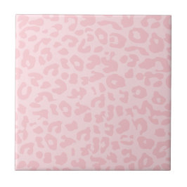 Roze Luipaard Tegeltje