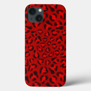 Roze luipaard textuurpatroon. iPhone 13 hoesje