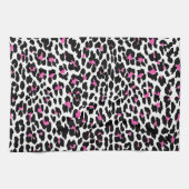 roze luipaard theedoek (Horizontaal)