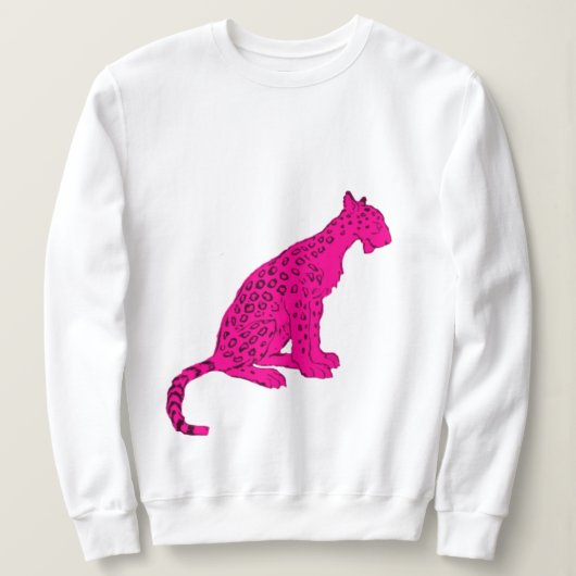 Roze Luipaard Trui (Design voorkant)
