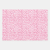 Roze luipaarden inpakpapier vel (Voorkant)