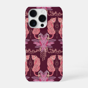 Roze Luipaarden Phonehoesje iPhone 16 Pro Hoesje