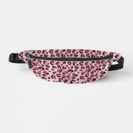 Roze Luipaardprint Artistieke Wilde Katachtige Vac Heuptasje