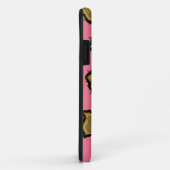 Roze Luipaardprint Case-Mate iPhone Case (Achterkant/rechts)