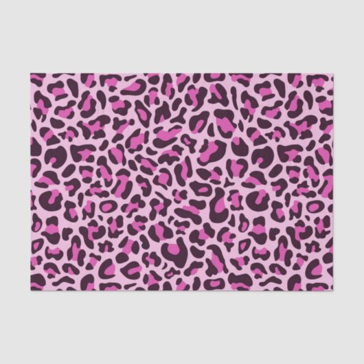 Roze Luipaardprint Decoupage Tissuepapier (Voorkant)