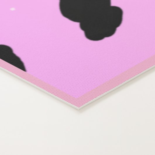 Roze Luipaardprint Fitness Yogamat (Detail)