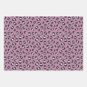 Roze Luipaardprint Inpakpapier Vel (Voorkant 3)