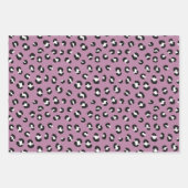 Roze Luipaardprint Inpakpapier Vel (Voorkant 2)