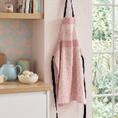 Roze Luipaardprint met Naam Gestreept Cheetah Schort
