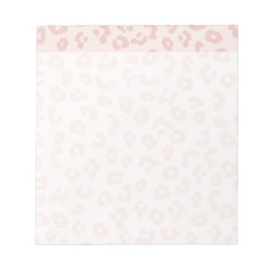 Roze Luipaardprint Notitieblok