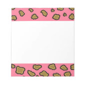 Roze Luipaardprint Notitieblok (Voorkant)