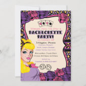 Roze Luipaardprint, Pin-up Feest Uitnodigingen (Voorkant)