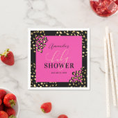 Roze Luipaardprint Shower Servet (Insitu)