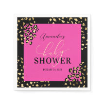 Roze Luipaardprint Shower