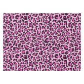 Roze Luipaardprint Tafelkleed (Voorkant (Horizontaal))