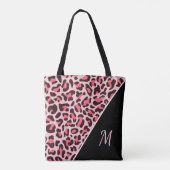 Roze Luipaardprint Tas Cheetah Monogram Tas (Achterkant)