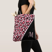 Roze Luipaardprint Tas Cheetah Monogram Tas (Dichtbij)